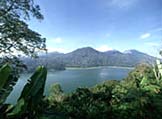 Puri Lumbung - view of Lake Tamblingan