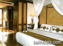 Novotel Coralia Benoa Bali - beach cabana room with double bed